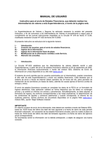 manual de usuario - Superintendencia de Valores y Seguros