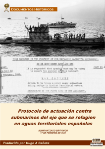 Protocolo de actuación contra submarinos