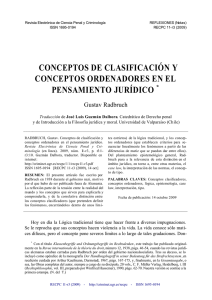 Conceptos de clasificación y conceptos ordenadores
