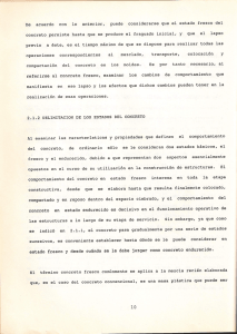 operaciones correspondientes al mezclado, transporte, colocación y