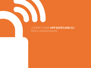 ¿CÓMO USAR APP.SAFECARD.CL?