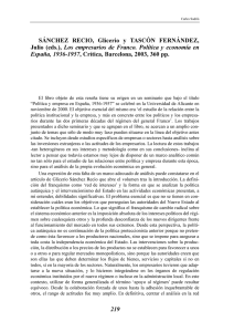 SÁNCHEZ RECIO, Glicerio y TASCÓN FERNÁNDEZ, Julio (eds