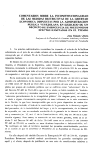 comentarios sobre la inconstitucionalidad de las medidas