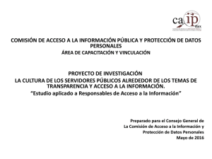Diapositiva 1 - Comisión de Acceso a la Información Pública y