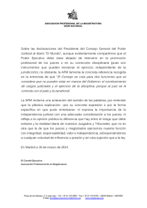 Comunicado APM (18marzo2014)
