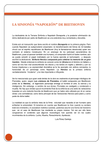 la sinfonía “napoleón” de beethoven