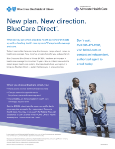 New plan. New direction. BlueCare DirectSM.