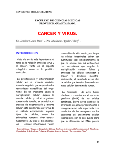 CANCER Y VIRUS.