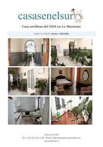 Casa sevillana del SXIX en La Macarena