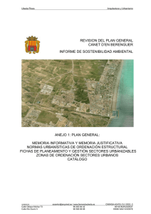 Plan General - Ayuntamiento de Canet d`en Berenguer