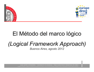 El Método del marco lógico (Logical Framework Approach)