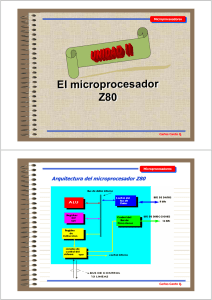 El microprocesador Z80 El microprocesador Z80