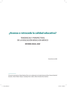 ¿Avanza o retrocede la calidad educativa?