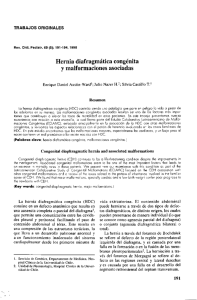 Hernia diafragmatica congenita y malformaciones asociadas