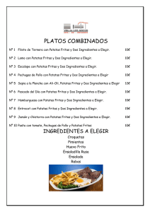 CARTA DE PLATOS COMBINADOS - ver PDF