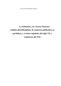 La Publicidad y las Ciencias Humanas. Análisis pluridisciplinar de