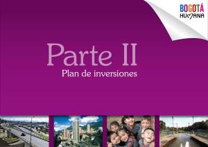 Plan de inversiones - Secretaría Distrital de Planeación