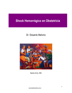 Shock Hemorrágico en Obstetricia