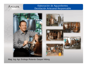 Elaboración de Aguardientes Destilación Artesanal Responsable