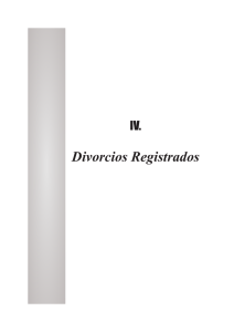 Divorcios Registrados
