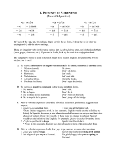 6presente de subjuntivo