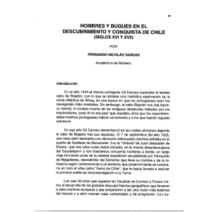 hombres y buques en el descubrimiento y conquista de chile