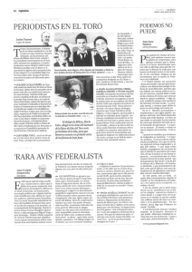 Page 1 16 Opinión PERIODISTAS EN EL TORO