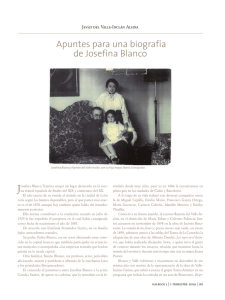 Apuntes para una biografía de Josefina Blanco
