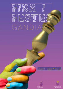 Programació Fira i Festes Gandia 2016