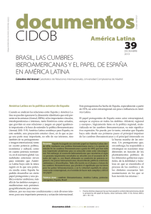 brasil, las cumbres iberoamericanas y el papel de españa