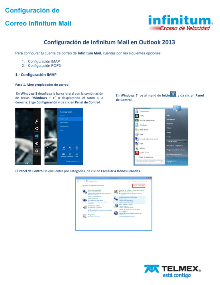 Configuración De Correo En Outlook 2013 Configuración 8727