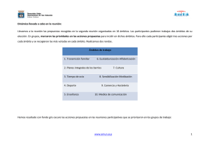 www.emun.eus 1 Dinámica llevada a cabo en la reunión: Llevamos