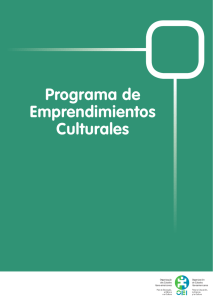 Programa de Emprendimientos Culturales