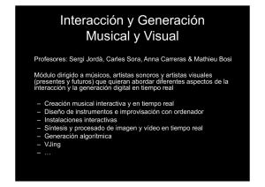 Interacción y Generación Musical y Visual