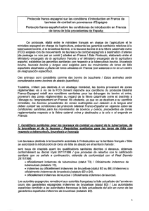 Protocolo franco-español sobre las condiciones de introducción en