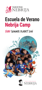 Escuela de Verano Nebrija Camp