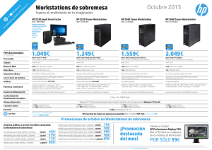 HP Top Value octubre 2015 workstations