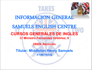 Diapositiva 1 - Academia de Inglés en Alcorcón. Escuela de idiomas
