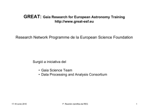 Research Network Programme de la European Science Foundation