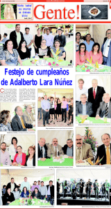 Festejo de cumpleaños de Adalberto Lara Núñez