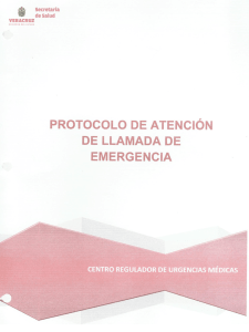 protocolo de atención - Secretaría de Salud.