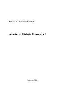 Apuntes de Historia Económica I - Departamento de Estructura e