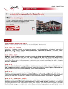 Lo mejor de los lagos de Lombardía con Venecia