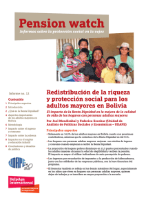 Redistribución de la riqueza y protección social para los adultos