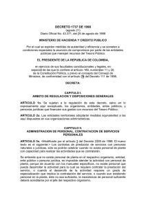 decreto 1737 de 1998 - Instituto Nacional de Salud