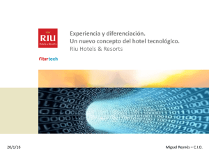 Riu Hotels - Instituto Tecnológico Hotelero