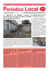 Periódico Local - Ayuntamiento de Cabeza del Buey