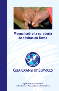 Manual sobre la curaduría de adultos en Texas
