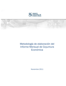 Metodología del Informe Mensual Coyuntura Económica
