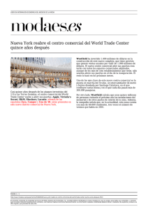 Nueva York reabre el centro comercial del World Trade Center